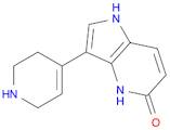 5H-Pyrrolo[3,2-b]pyridin-5-one, 1,4-dihydro-3-(1,2,3,6-tetrahydro-4-pyridinyl)-