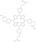 Acetic acid, 2,2',2'',2'''-[21H,23H-porphine-5,10,15,20-tetrayltetrakis(4,1-phenyleneoxy)]tetrakis-