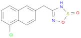 3H-1,2,3,5-Oxathiadiazole, 4-[(5-chloro-2-naphthalenyl)methyl]-, 2-oxide