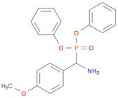 Phosphonic acid, P-[amino(4-methoxyphenyl)methyl]-, diphenyl ester