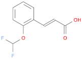 2-Propenoic acid, 3-[2-(difluoromethoxy)phenyl]-, (E)- (9CI)