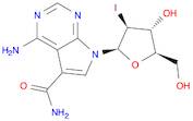 7H-Pyrrolo[2,3-d]pyrimidine-5-carboxamide, 4-amino-7-(2-deoxy-2-iodo-β-D-arabinofuranosyl)-