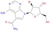 7H-Pyrrolo[2,3-d]pyrimidine-5-carboxamide, 4-amino-7-(2-bromo-2-deoxy-β-D-arabinofuranosyl)-