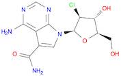 7H-Pyrrolo[2,3-d]pyrimidine-5-carboxamide, 4-amino-7-(2-chloro-2-deoxy-β-D-arabinofuranosyl)-