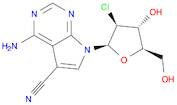 7H-Pyrrolo[2,3-d]pyrimidine-5-carbonitrile, 4-amino-7-(2-chloro-2-deoxy-β-D-arabinofuranosyl)-