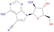 7H-Pyrrolo[2,3-d]pyrimidine-5-carbonitrile, 4-amino-7-(2-amino-2-deoxy-β-D-arabinofuranosyl)-