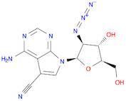 7H-Pyrrolo[2,3-d]pyrimidine-5-carbonitrile, 4-amino-7-(2-azido-2-deoxy-β-D-arabinofuranosyl)-