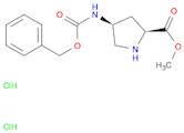 (2S,4S)-Methyl 4-(((benzyloxy)carbonyl)amino)pyrrolidine-2-carboxylate dihydrochloride