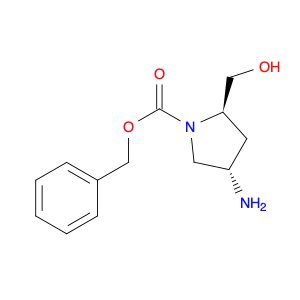 (2R,4S)-Benzyl 4-amino-2-(hydroxymethyl)pyrrolidine-1-carboxylate