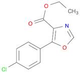 4-Oxazolecarboxylic acid, 5-(4-chlorophenyl)-, ethyl ester