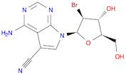 7H-Pyrrolo[2,3-d]pyrimidine-5-carbonitrile, 4-amino-7-(2-bromo-2-deoxy-β-D-arabinofuranosyl)-