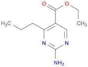 5-Pyrimidinecarboxylic acid, 2-amino-4-propyl-, ethyl ester