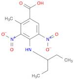 Benzoic acid, 4-[(1-ethylpropyl)amino]-2-methyl-3,5-dinitro-