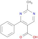 5-Pyrimidinecarboxylic acid, 2-methyl-4-phenyl-