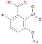 Benzoic acid, 6-bromo-3-methoxy-2-nitro-