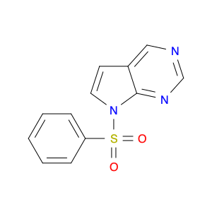 7H-Pyrrolo[2,3-d]pyrimidine, 7-(phenylsulfonyl)-