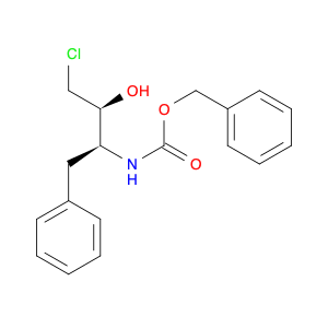 Carbamic acid, N-[(1S,2S)-3-chloro-2-hydroxy-1-(phenylmethyl)propyl]-, phenylmethyl ester