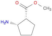 Cyclopentanecarboxylic acid, 2-amino-, methyl ester, (1R,2S)-rel-