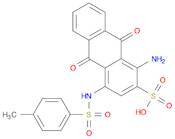 2-Anthracenesulfonic acid, 1-amino-9,10-dihydro-4-[[(4-methylphenyl)sulfonyl]amino]-9,10-dioxo-