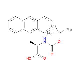 9-Anthracenepropanoic acid, α-[[(1,1-dimethylethoxy)carbonyl]amino]-, (R)- (9CI)