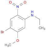 Benzenamine, 4-bromo-N-ethyl-5-methoxy-2-nitro-