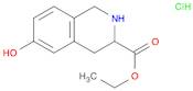 3-isoquinolinecarboxylic acid, 1,2,3,4-tetrahydro-6-hydroxy-, ethyl ester, hydrochloride (1:1)