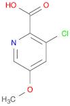 2-Pyridinecarboxylic acid, 3-chloro-5-methoxy-