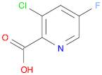 2-Pyridinecarboxylic acid, 3-chloro-5-fluoro-