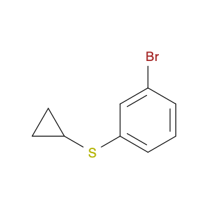 Benzene, 1-bromo-3-(cyclopropylthio)-