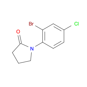 2-Pyrrolidinone, 1-(2-bromo-4-chlorophenyl)-