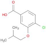 Benzoic acid, 4-chloro-3-(2-methylpropoxy)-