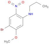 Benzenamine, 4-bromo-5-methoxy-2-nitro-N-propyl-