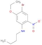 Benzenamine, 4-bromo-N-butyl-5-ethoxy-2-nitro-