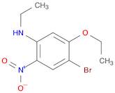 Benzenamine, 4-bromo-5-ethoxy-N-ethyl-2-nitro-