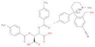 Butanedioic acid, 2,3-bis[(4-methylbenzoyl)oxy]-, (2S,3S)-, compd. with 4-[(1S)-4-(dimethylamino)-…