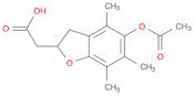 2-Benzofuranacetic acid, 5-(acetyloxy)-2,3-dihydro-4,6,7-trimethyl-