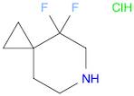 6-Azaspiro[2.5]octane, 4,4-difluoro-, hydrochloride (1:1)