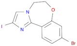 Imidazo[1,2-d][1,4]benzoxazepine, 9-bromo-5,6-dihydro-2-iodo-