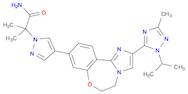 1H-Pyrazole-1-acetamide, 4-[5,6-dihydro-2-[3-methyl-1-(1-methylethyl)-1H-1,2,4-triazol-5-yl]imidaz…