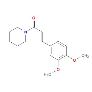 2-Propen-1-one, 3-(3,4-dimethoxyphenyl)-1-(1-piperidinyl)-, (2E)-