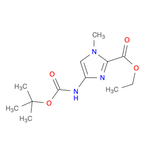 1H-IMidazole-2-carboxylic acid, 4-[[(1,1-diMethylethoxy)carbonyl]aMino]-1-Methyl-, ethyl ester