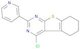 [1]Benzothieno[2,3-d]pyrimidine, 4-chloro-5,6,7,8-tetrahydro-2-(3-pyridinyl)-