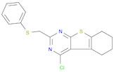 [1]Benzothieno[2,3-d]pyrimidine, 4-chloro-5,6,7,8-tetrahydro-2-[(phenylthio)methyl]-