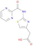 4-Thiazoleacetic acid, 2-[(2-pyrimidinylcarbonyl)amino]-