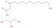 Tetradecanoic acid, 3-oxo-, monoester with 1,2,3-propanetriol (9CI)