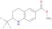 6-Quinolinecarboxylic acid, 1,2,3,4-tetrahydro-2-(trifluoromethyl)-, methyl ester