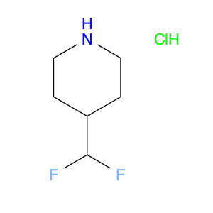 Piperidine, 4-(difluoromethyl)-, hydrochloride (1:1)