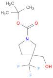 1-Pyrrolidinecarboxylic acid, 3-(hydroxymethyl)-3-(trifluoromethyl)-, 1,1-dimethylethyl ester