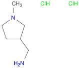 3-Pyrrolidinemethanamine, 1-methyl-, hydrochloride (1:2)