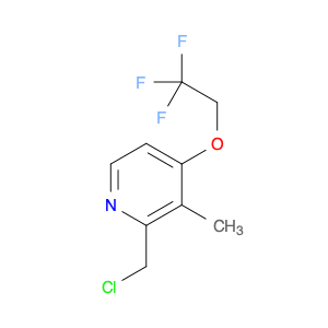 Pyridine, 2-(chloromethyl)-3-methyl-4-(2,2,2-trifluoroethoxy)-